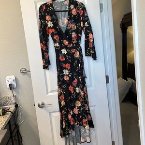 FARM Rio STUNNING wrap dress. Has been freshly dry cleaned. Amazing condition.